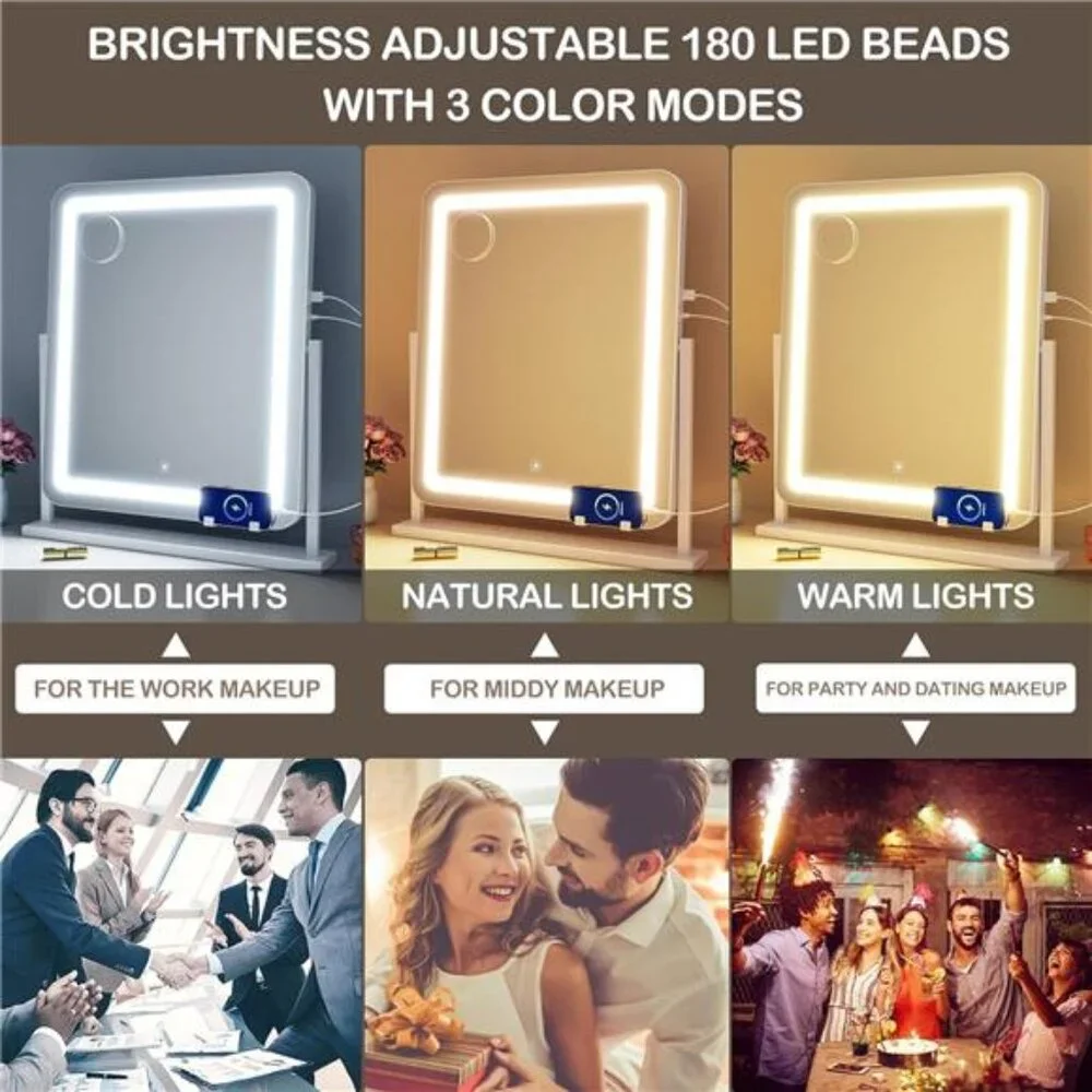 Makeup Vanity Mirror with Lights 15.2